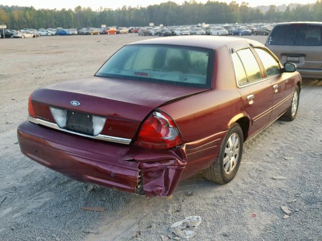 2FAFP74VX7X127019 - 2007 FORD CROWN VICT MAROON photo 4