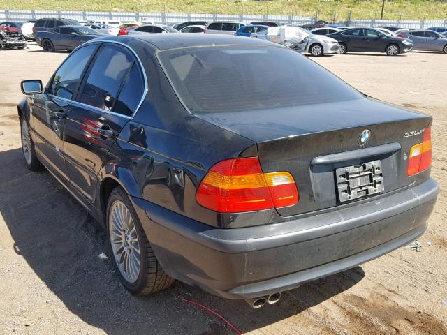 WBAEW53492PG18511 - 2002 BMW 330 XI BLACK photo 3