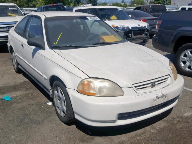 1HGEJ6227VL097354 - 1997 HONDA CIVIC DX WHITE photo 1