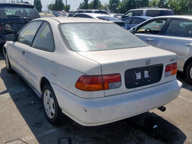 1HGEJ6227VL097354 - 1997 HONDA CIVIC DX WHITE photo 3