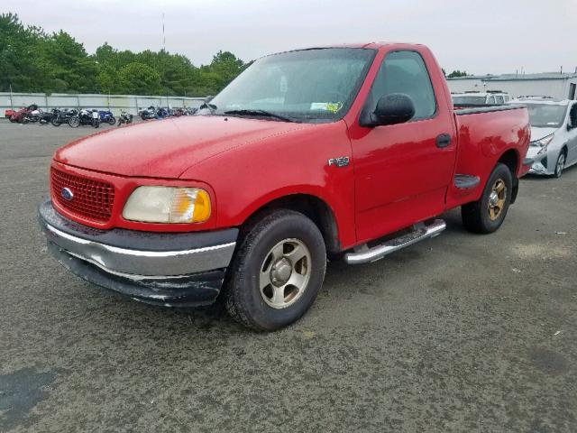 2FTRF07274CA58876 - 2004 FORD F-150 HERI RED photo 2