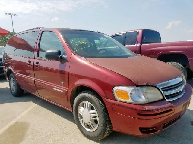 1GNDX13E11D176633 - 2001 CHEVROLET VENTURE LU RED photo 1