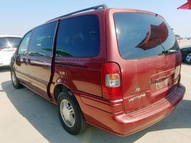 1GNDX13E11D176633 - 2001 CHEVROLET VENTURE LU RED photo 3