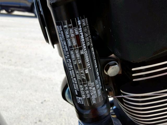 5VPMB36NXD3009181 - 2013 VICTORY MOTORCYCLES JUDGE BLACK photo 10