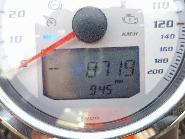 5VPMB36NXD3009181 - 2013 VICTORY MOTORCYCLES JUDGE BLACK photo 8