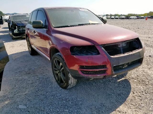 WVGMM77L55D004832 - 2005 VOLKSWAGEN TOUAREG 4. BURGUNDY photo 1