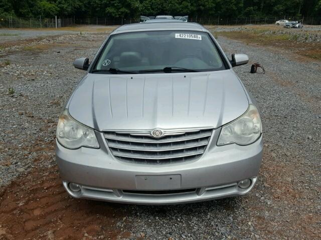 1C3LC65M98N264629 - 2008 CHRYSLER SEBRING LI SILVER photo 9