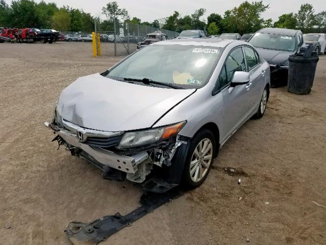 19XFB2F99CE322864 - 2012 HONDA CIVIC EXL 银色 照片 2