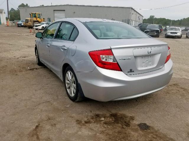 19XFB2F99CE322864 - 2012 HONDA CIVIC EXL 银色 照片 3