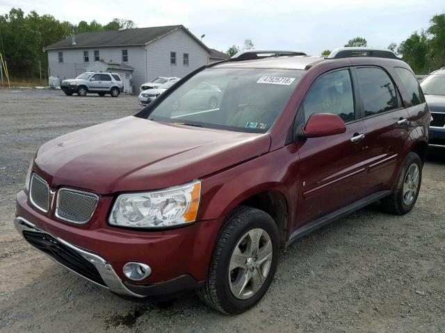 2CKDL33FX96208118 - 2009 PONTIAC TORRENT RED photo 2