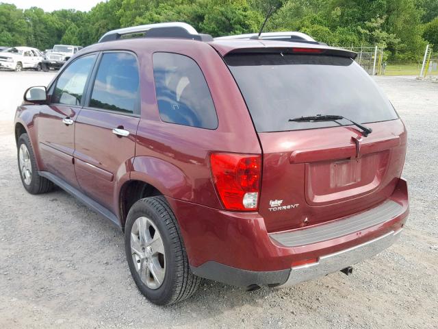 2CKDL33FX96208118 - 2009 PONTIAC TORRENT RED photo 3