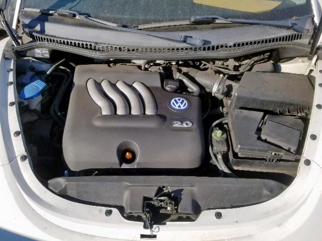 3VWCC21CXYM498240 - 2000 VOLKSWAGEN NEW BEETLE თეთრი ფოტო 7