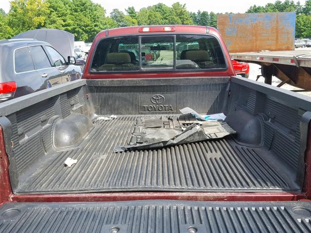 5TBBT44134S450442 - 2004 TOYOTA TUNDRA ACC RED photo 6
