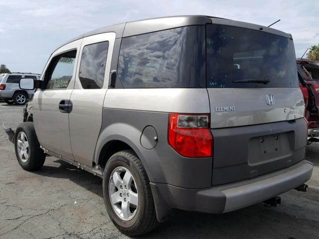 5J6YH285X4L032041 - 2004 HONDA ELEMENT EX GRAY photo 3