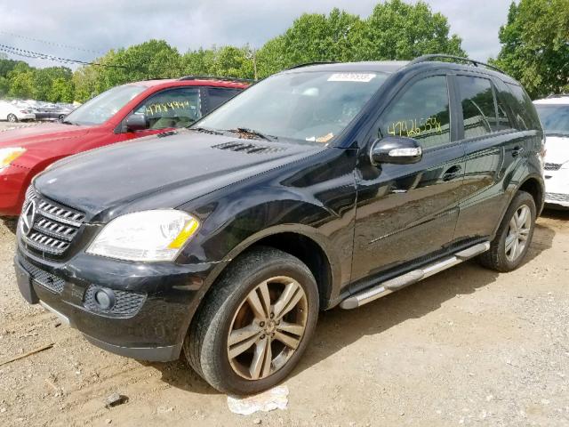 4JGBB86E06A145462 - 2006 MERCEDES-BENZ ML 350 BLACK photo 2