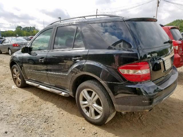 4JGBB86E06A145462 - 2006 MERCEDES-BENZ ML 350 BLACK photo 3