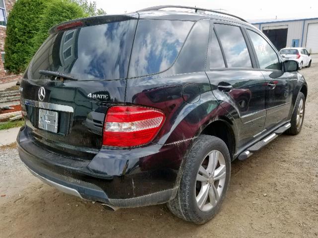 4JGBB86E06A145462 - 2006 MERCEDES-BENZ ML 350 BLACK photo 4