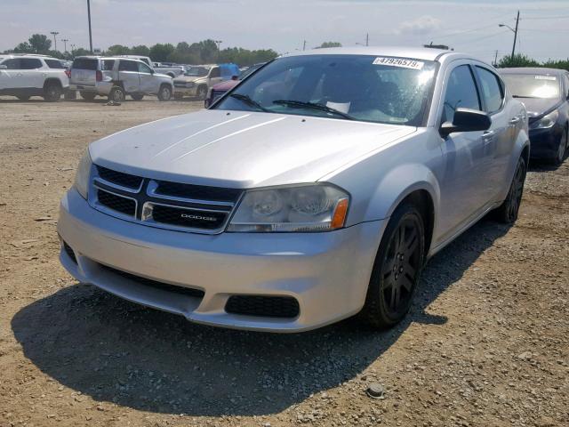 1B3BD4FB7BN598608 - 2011 DODGE AVENGER EX GRAY photo 2