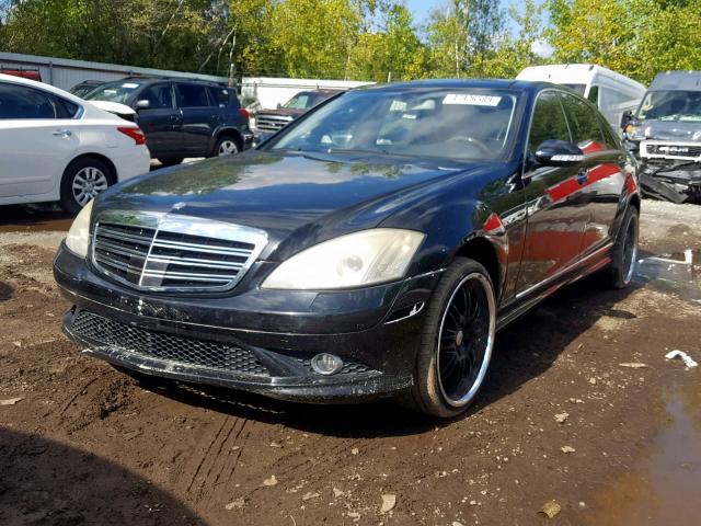 WDDNG71X07A068069 - 2007 MERCEDES-BENZ S 550 BLACK photo 2