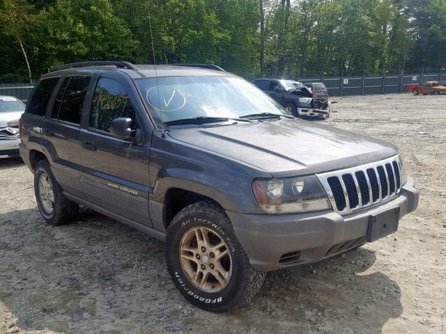 1J4GW48S92C222722 - 2002 JEEP GRAND CHER GRAY photo 1