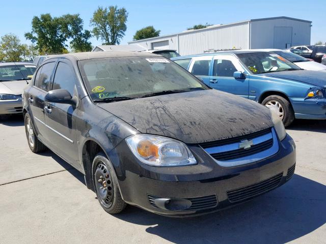 1G1AZ58F677310485 - 2007 CHEVROLET COBALT LTZ BLACK photo 1