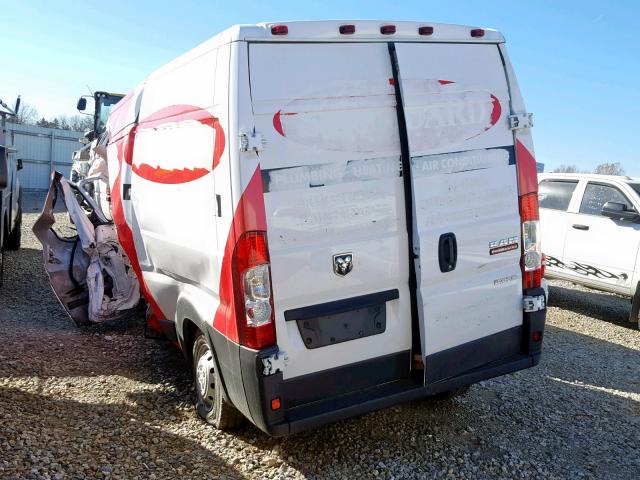 3C6TRVBG0HE502687 - 2017 RAM PROMASTER 白色 照片 3
