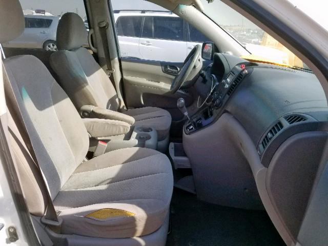 KNDMG4C35A6341466 - 2010 KIA SEDONA LX WHITE photo 5