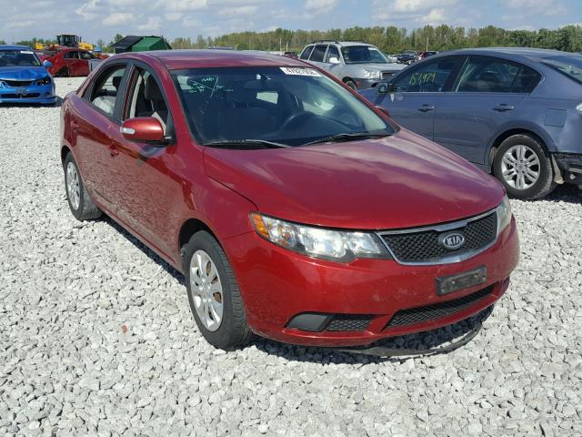 KNAFU4A26A5051560 - 2010 KIA FORTE EX RED photo 1