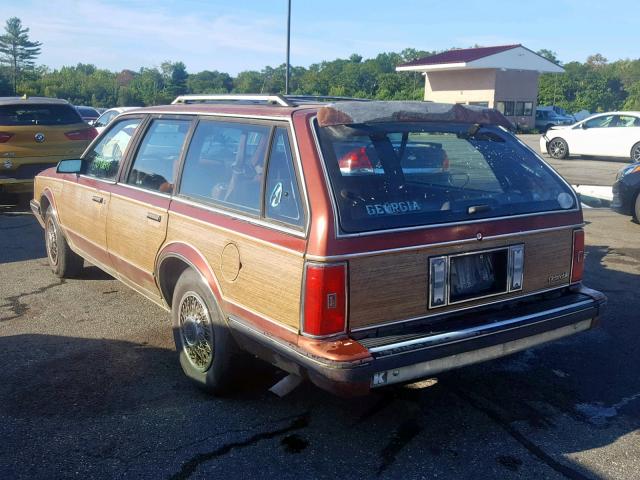 2G3AM84N1M2313091 - 1991 OLDSMOBILE CUTLASS CR MAROON photo 3