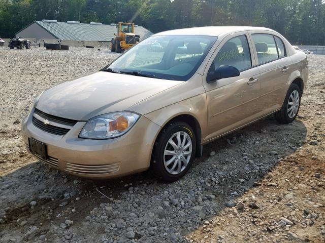 1G1AK52F857590503 - 2005 CHEVROLET COBALT GOLD photo 2