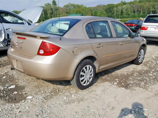 1G1AK52F857590503 - 2005 CHEVROLET COBALT GOLD photo 4