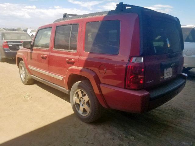 1J4RG4GK6AC132790 - 2010 JEEP COMMANDER 红色 照片 3