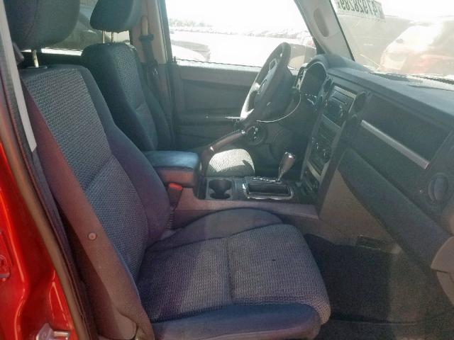 1J4RG4GK6AC132790 - 2010 JEEP COMMANDER 红色 照片 5