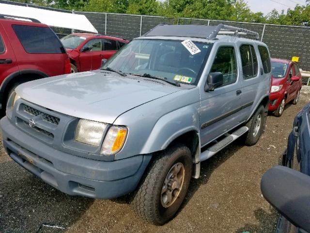 5N1ED28Y0YC589542 - 2000 NISSAN XTERRA XE SILVER photo 2