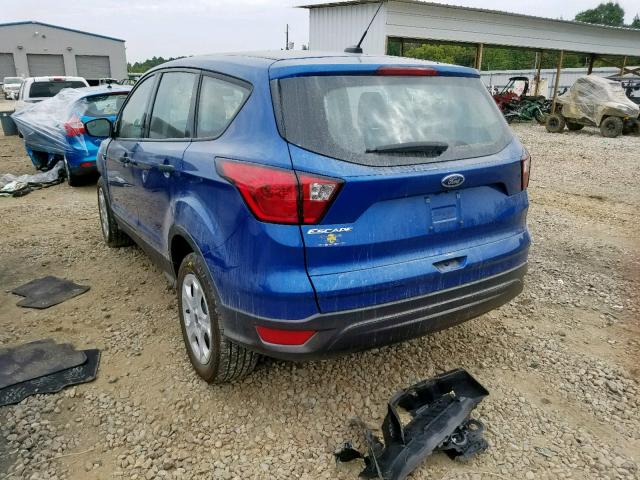 1FMCU0F73KUA89379 - 2019 FORD ESCAPE S BLUE photo 3