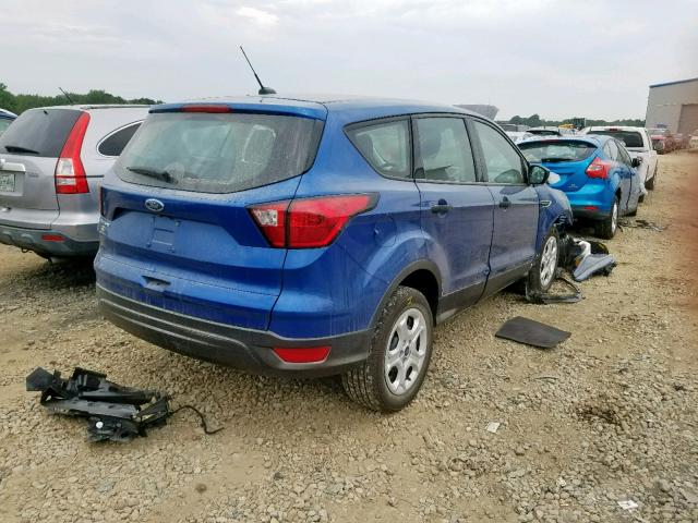 1FMCU0F73KUA89379 - 2019 FORD ESCAPE S BLUE photo 4