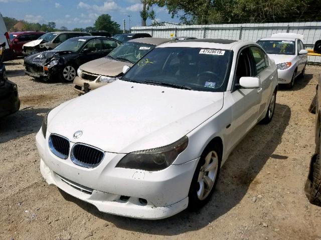 WBANA53554B176167 - 2004 BMW 525 I WHITE photo 2