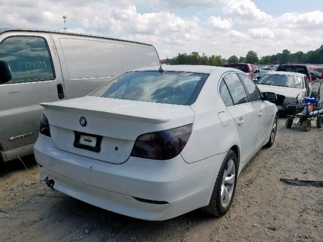 WBANA53554B176167 - 2004 BMW 525 I WHITE photo 4