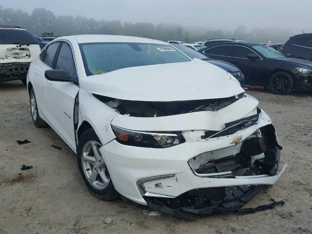 1G1ZB5STXHF232256 - 2017 CHEVROLET MALIBU LS WHITE photo 1