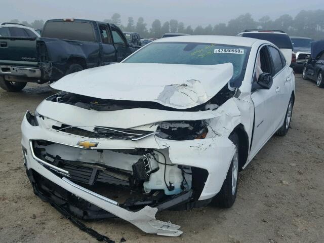 1G1ZB5STXHF232256 - 2017 CHEVROLET MALIBU LS WHITE photo 2