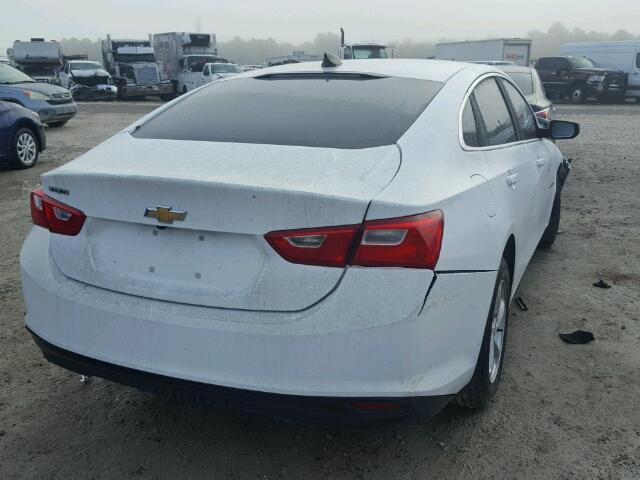 1G1ZB5STXHF232256 - 2017 CHEVROLET MALIBU LS WHITE photo 4