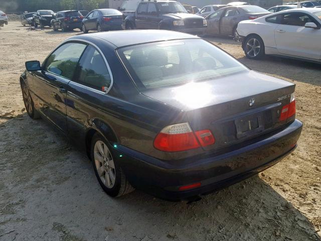 WBABD33455PL07396 - 2005 BMW 325 CI BLACK photo 3