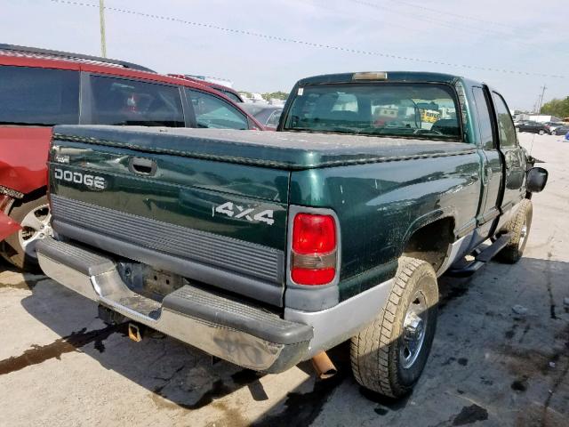 1B7KF23W5XJ580451 - 1999 DODGE RAM 2500 GREEN photo 4