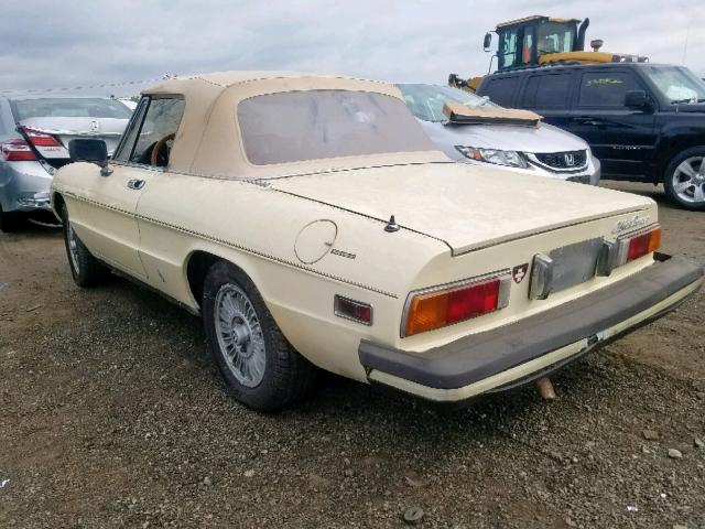 ZARBA5411B1012649 - 1981 ALFA ROMEO VELOCE 200 CREAM photo 3