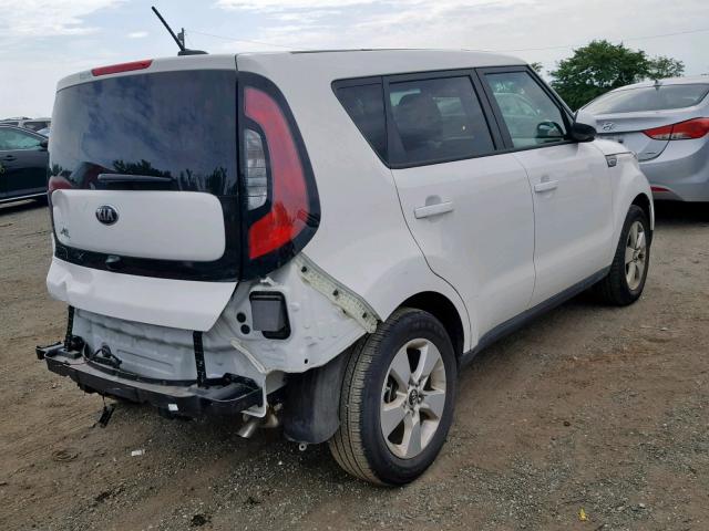 KNDJN2A2XK7694286 - 2019 KIA SOUL WHITE photo 4