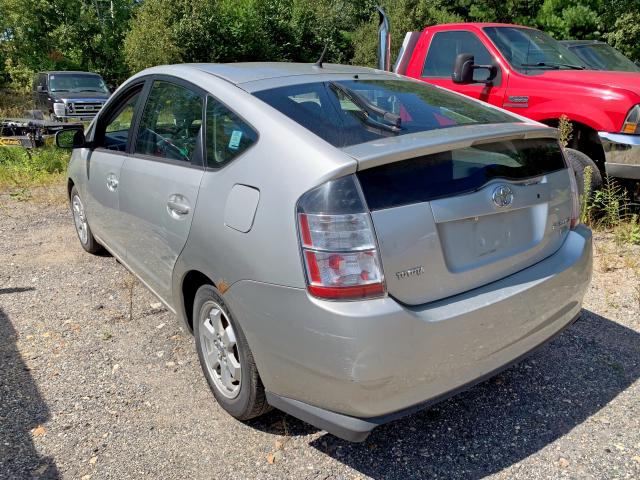 JTDKB20U353004082 - 2005 TOYOTA PRIUS SILVER photo 3