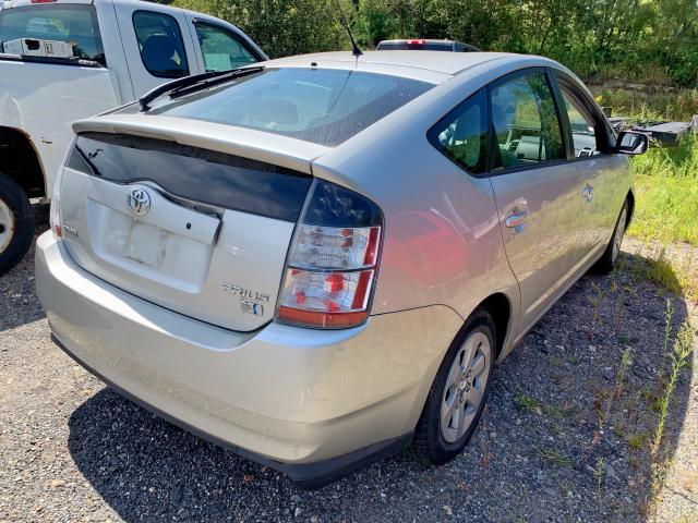 JTDKB20U353004082 - 2005 TOYOTA PRIUS SILVER photo 4