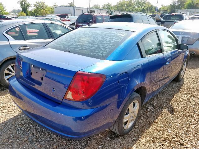 1G8AN15F16Z163229 - 2006 SATURN ION LEVEL BLUE photo 4