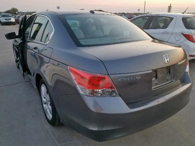 1HGCP26879A031241 - 2009 HONDA ACCORD EXL GRAY photo 3