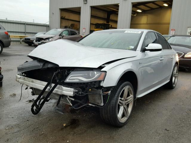 WAUKGBFL8BA013607 - 2011 AUDI S4 PRESTIG SILVER photo 2